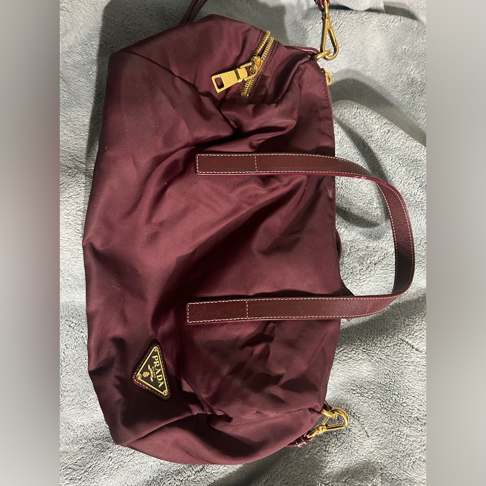 Prada shoulder bag/crossbody mini duffle.